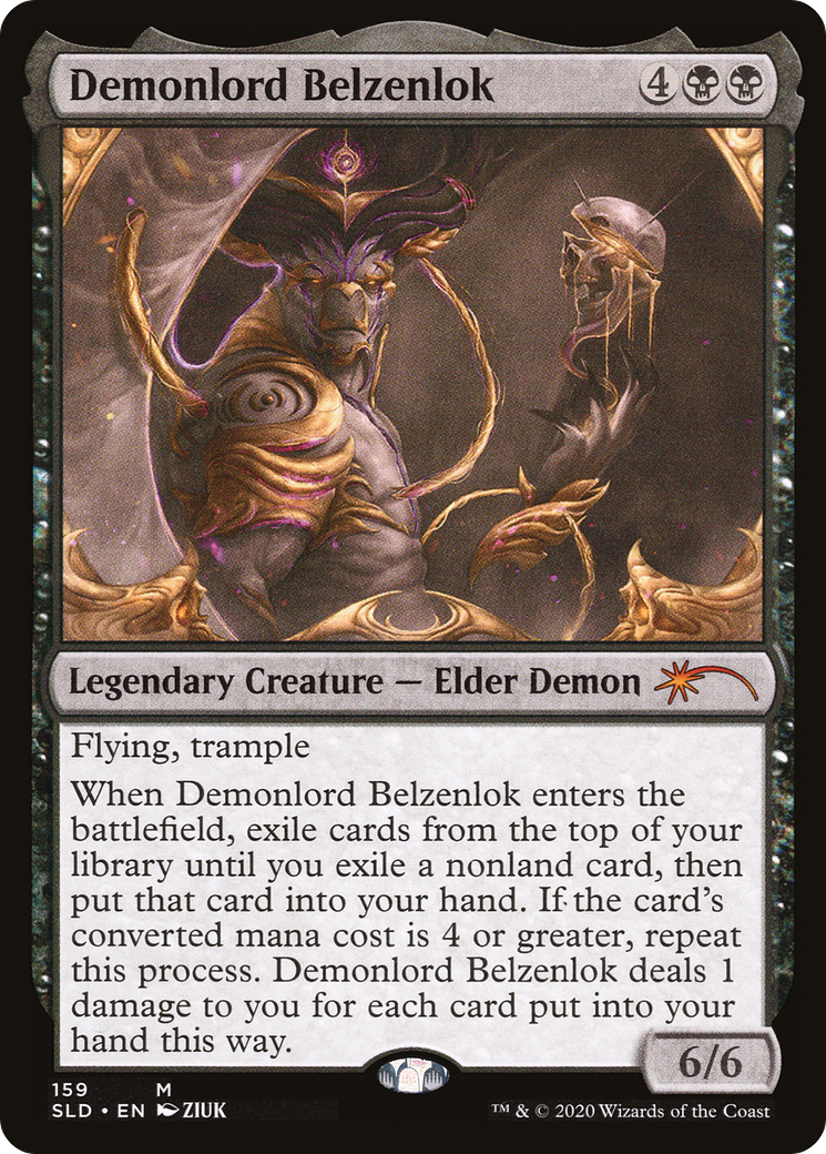 Demonlord Belzenlok (SLD-159) - Secret Lair Drop - Premium MTG Single from Wizards of the Coast - Just $0.43! Shop now at Game Crave Tournament Store