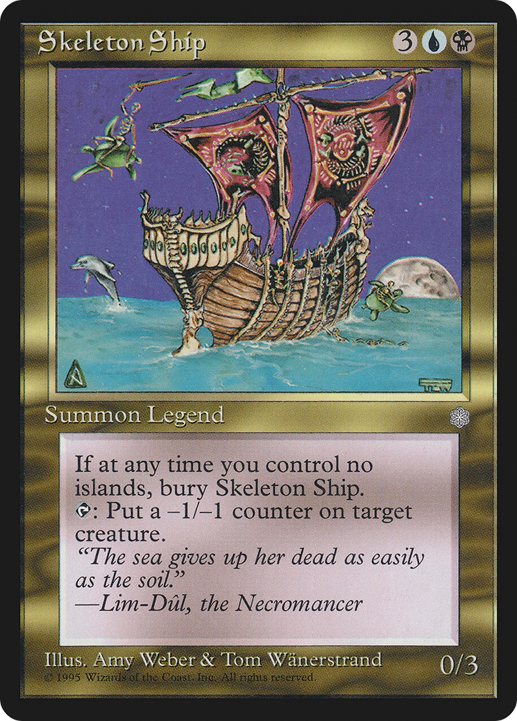 Skeleton Ship (ICE-301) - Ice Age - Premium MTG Single from Wizards of the Coast - Just $1.07! Shop now at Game Crave Tournament Store