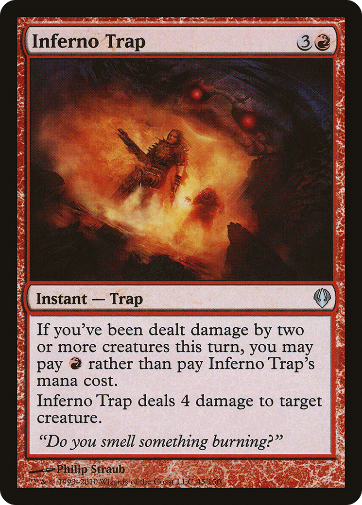 Inferno Trap (ARC-043) - Archenemy - Premium MTG Single from Wizards of the Coast - Just $0.08! Shop now at Game Crave Tournament Store