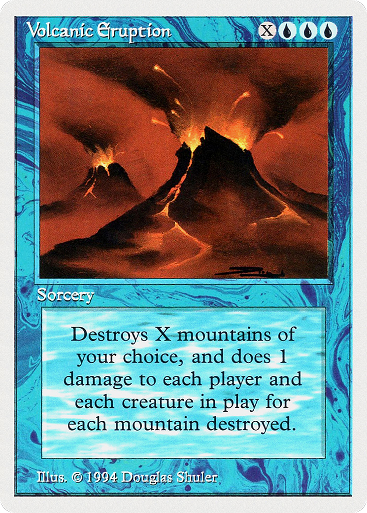 Volcanic Eruption (SUM-089) - Summer Magic / Edgar - Premium MTG Single from Wizards of the Coast - Just $6! Shop now at Game Crave Tournament Store