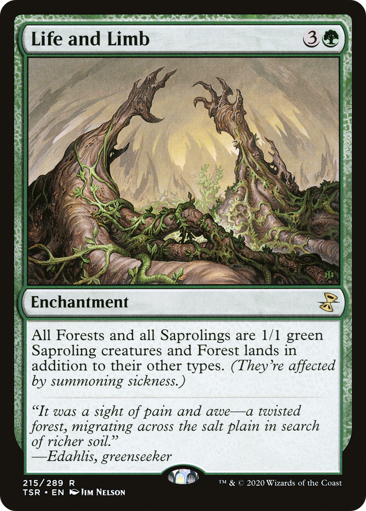 Life and Limb (TSR-215) - Time Spiral Remastered Foil - Premium MTG Single from Wizards of the Coast - Just $0.32! Shop now at Game Crave Tournament Store