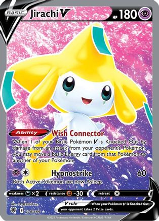 Jirachi V 170/189 - Astral Radiance Holofoil - Premium Pokemon Single from Nintendo - Just $3.66! Shop now at Game Crave Tournament Store