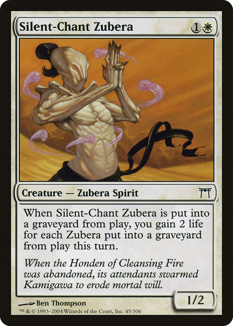 Silent-Chant Zubera (CHK-045) - Champions of Kamigawa - Premium MTG Single from Wizards of the Coast - Just $0.08! Shop now at Game Crave Tournament Store