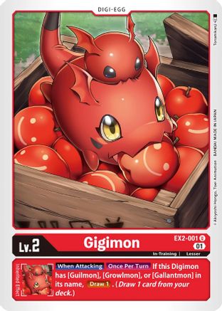 Gigimon (EX2-001) - Digital Hazard - Premium Digimon Single from Bandai - Just $1.80! Shop now at Game Crave Tournament Store
