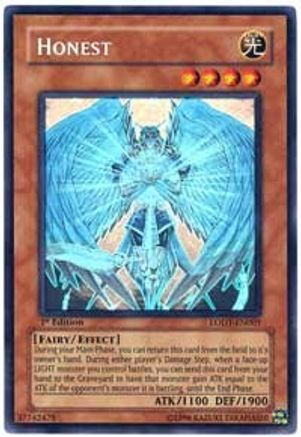 Honest (Ghost Rare) (LODT-EN001) - Light of Destruction Unlimited - Premium Yugioh Single from Konami - Just $72.31! Shop now at Game Crave Tournament Store