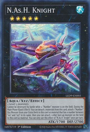 N.As.H. Knight (LED9-EN003) - Legendary Duelists: Duels From the Deep 1st Edition - Premium Yugioh Single from Konami - Just $0.89! Shop now at Game Crave Tournament Store