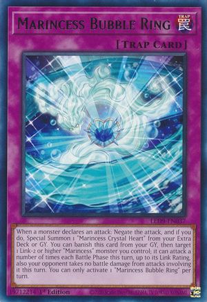 Marincess Bubble Ring (LED9-EN037) - Legendary Duelists: Duels From the Deep 1st Edition - Premium Yugioh Single from Konami - Just $0.25! Shop now at Game Crave Tournament Store