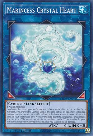Marincess Crystal Heart (LED9-EN042) - Legendary Duelists: Duels From the Deep 1st Edition - Premium Yugioh Single from Konami - Just $0.25! Shop now at Game Crave Tournament Store