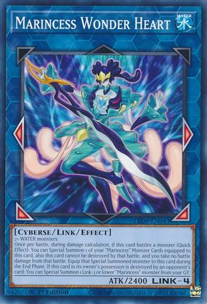 Game Crave Tournament Store - Marincess Wonder Heart (LED9-EN043) - Legendary Duelists: Duels From the Deep 1st Edition Game Crave Tournament Store - Marincess Wonder Heart (LED9-EN043) - Legendary Duelists: Duels From the Deep 1st Edition