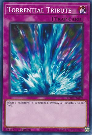 Torrential Tribute (LED9-EN029) - Legendary Duelists: Duels From the Deep 1st Edition - Premium Yugioh Single from Konami - Just $0.08! Shop now at Game Crave Tournament Store