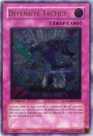 Defensive Tactics (UTR) (GLAS-EN083) - Gladiator's Assault 1st Edition - Premium Yugioh Single from Konami - Just $4.18! Shop now at Game Crave Tournament Store