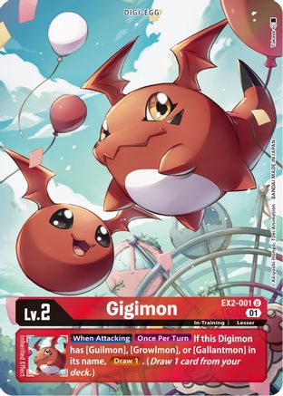 Game Crave Tournament Store - Gigimon (Alternate Art) (EX2-001)
