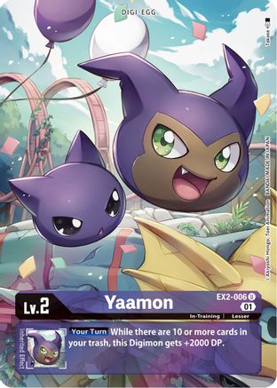 Yaamon (Alternate Art) (EX2-006) - Digital Hazard Foil - Premium Digimon Single from Bandai - Just $1.17! Shop now at Game Crave Tournament Store