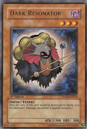 Dark Resonator (TDGS-EN010) - The Duelist Genesis 1st Edition - Premium Yugioh Single from Konami - Just $0.32! Shop now at Game Crave Tournament Store