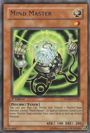 Mind Master (TDGS-EN016) - The Duelist Genesis 1st Edition - Premium Yugioh Single from Konami - Just $0.98! Shop now at Game Crave Tournament Store