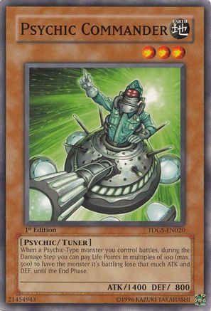 Psychic Commander (TDGS-EN020) - The Duelist Genesis 1st Edition - Premium Yugioh Single from Konami - Just $0.80! Shop now at Game Crave Tournament Store