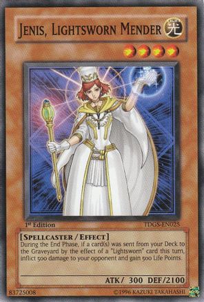 Jenis, Lightsworn Mender (TDGS-EN025) - The Duelist Genesis 1st Edition - Premium Yugioh Single from Konami - Just $0.45! Shop now at Game Crave Tournament Store
