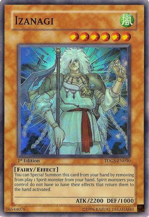Izanagi (TDGS-EN030) - The Duelist Genesis 1st Edition - Premium Yugioh Single from Konami - Just $1.35! Shop now at Game Crave Tournament Store