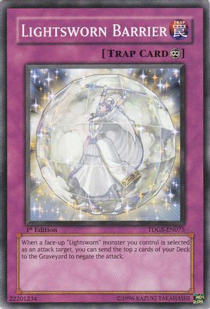 Lightsworn Barrier (TDGS-EN075) - The Duelist Genesis Unlimited - Premium Yugioh Single from Konami - Just $0.08! Shop now at Game Crave Tournament Store