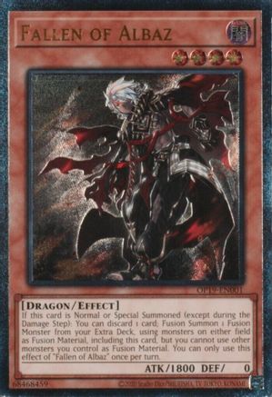 Fallen of Albaz (OP19-EN001) - OTS Tournament Pack 19 Unlimited - Premium Yugioh Single from Konami - Just $10.18! Shop now at Game Crave Tournament Store