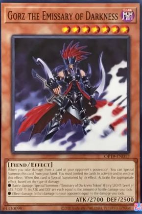 Gorz the Emissary of Darkness (OP19-EN017) - OTS Tournament Pack 19 Unlimited - Premium Yugioh Single from Konami - Just $1.23! Shop now at Game Crave Tournament Store