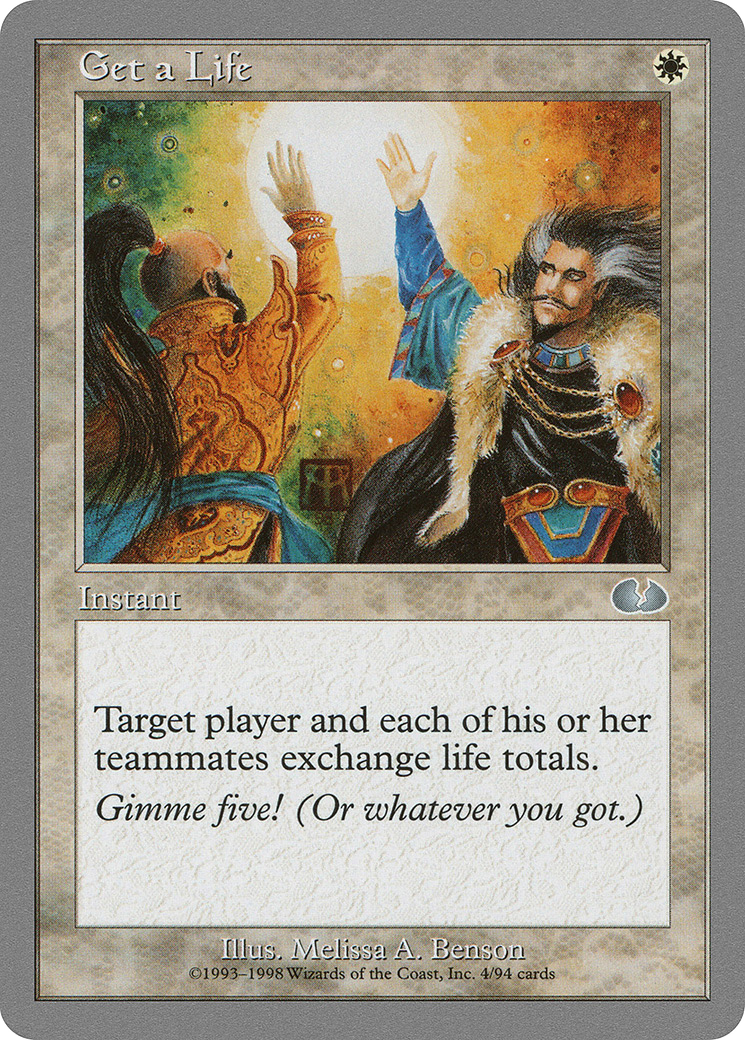 Get a Life (UGL-004) - Unglued - Premium MTG Single from Wizards of the Coast - Just $0.08! Shop now at Game Crave Tournament Store