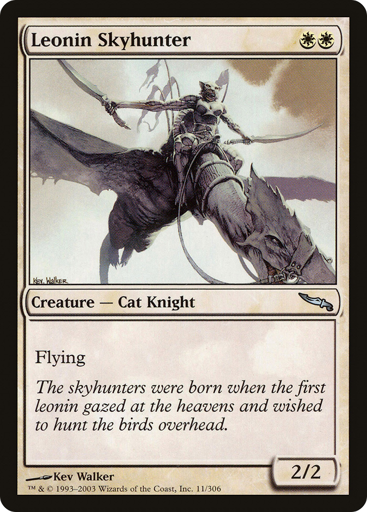Leonin Skyhunter (MRD-011) - Mirrodin Foil - Premium MTG Single from Wizards of the Coast - Just $0.23! Shop now at Game Crave Tournament Store