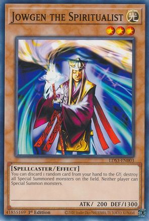 Jowgen the Spiritualist (LDS3-EN003) - Legendary Duelists: Season 3 1st Edition - Premium Yugioh Single from Konami - Just $0.25! Shop now at Game Crave Tournament Store