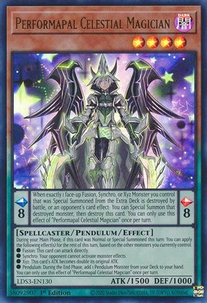 Performapal Celestial Magician (LDS3-EN130) - Legendary Duelists: Season 3 1st Edition - Premium Yugioh Single from Konami - Just $0.25! Shop now at Game Crave Tournament Store