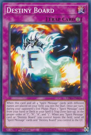 Destiny Board (LDS3-EN018) - Legendary Duelists: Season 3 1st Edition - Premium Yugioh Single from Konami - Just $0.25! Shop now at Game Crave Tournament Store