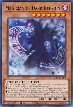 Magician of Dark Illusion (LDS3-EN084) - Legendary Duelists: Season 3 1st Edition - Premium Yugioh Single from Konami - Just $0.25! Shop now at Game Crave Tournament Store