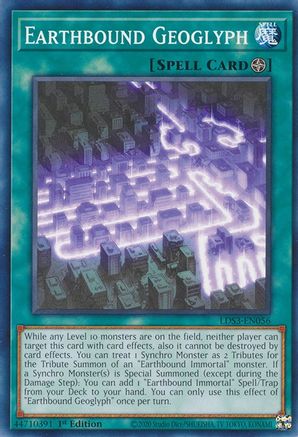 Earthbound Geoglyph (LDS3-EN056) - Legendary Duelists: Season 3 1st Edition - Premium Yugioh Single from Konami - Just $0.25! Shop now at Game Crave Tournament Store