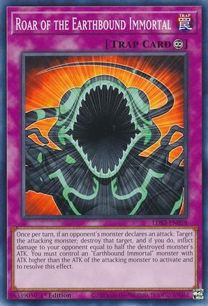 Roar of the Earthbound Immortal (LDS3-EN058) - Legendary Duelists: Season 3 1st Edition - Premium Yugioh Single from Konami - Just $0.25! Shop now at Game Crave Tournament Store