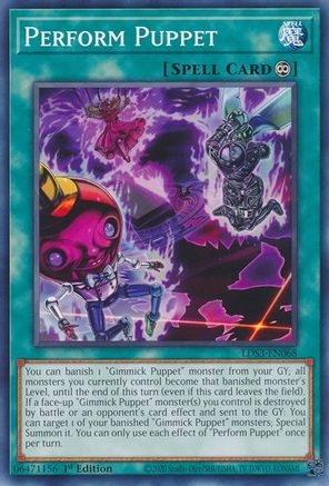 Perform Puppet (LDS3-EN068) - Legendary Duelists: Season 3 1st Edition - Premium Yugioh Single from Konami - Just $0.08! Shop now at Game Crave Tournament Store