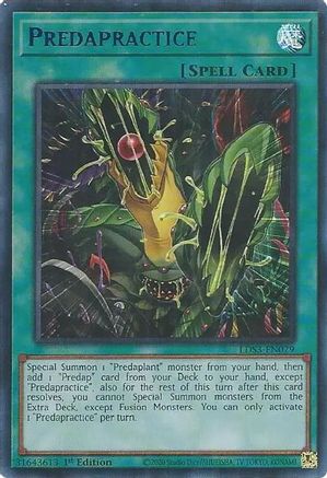 Predapractice (Blue) (LDS3-EN079) - Legendary Duelists: Season 3 1st Edition - Premium Yugioh Single from Konami - Just $0.26! Shop now at Game Crave Tournament Store