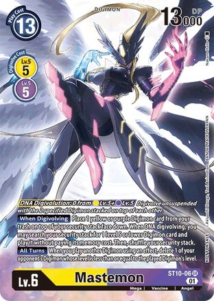 Mastemon (Alternate Art) (ST10-06) - Digital Hazard - Premium Digimon Single from Bandai - Just $0.74! Shop now at Game Crave Tournament Store
