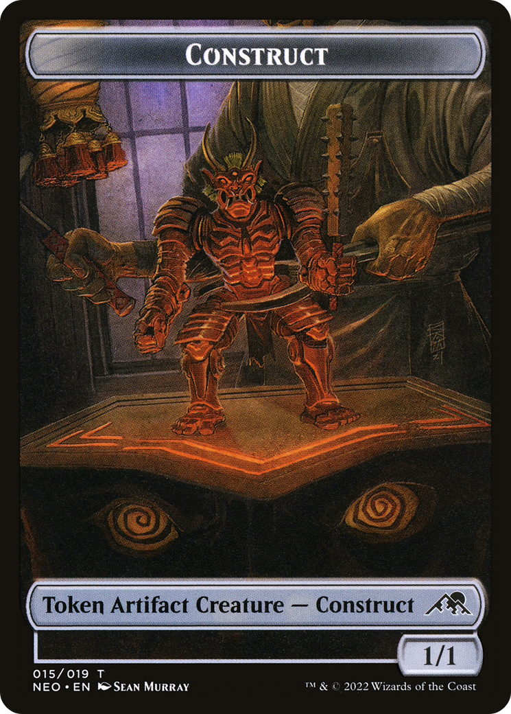 Construct (TNEO-015) - Kamigawa: Neon Dynasty Tokens Foil - Premium MTG Single from Wizards of the Coast - Just $0.25! Shop now at Game Crave Tournament Store