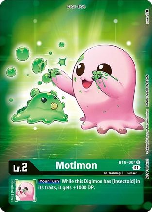 Motimon (Box Topper) (BT9-004) - X Record Foil - Premium Digimon Single from Bandai - Just $0.33! Shop now at Game Crave Tournament Store