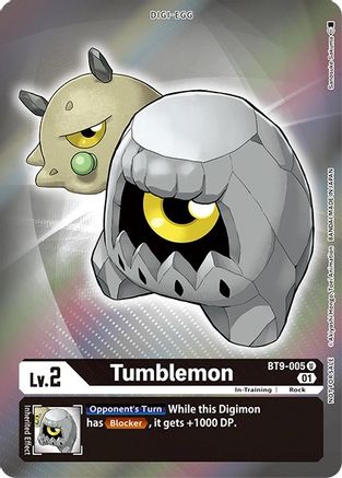 Tumblemon (Box Topper) (BT9-005) - X Record Foil - Premium Digimon Single from Bandai - Just $0.69! Shop now at Game Crave Tournament Store