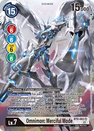 Omnimon: Merciful Mode (Alternate Art) (BT9-083) - X Record Foil - Premium Digimon Single from Bandai - Just $1.64! Shop now at Game Crave Tournament Store