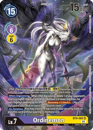 Ordinemon (Alternate Art) (BT9-082) - X Record Foil - Premium Digimon Single from Bandai - Just $10.68! Shop now at Game Crave Tournament Store