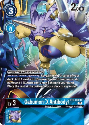 Game Crave Tournament Store - Gabumon (X Antibody) (Alternate Art) (BT9-020) - X Record Foil Game Crave Tournament Store - Gabumon (X Antibody) (Alternate Art) (BT9-020) - X Record Foil