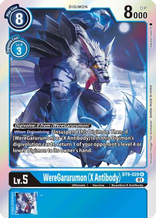 WereGarurumon (X Antibody) (BT9-028) - X Record Foil - Premium Digimon Single from Bandai - Just $0.25! Shop now at Game Crave Tournament Store