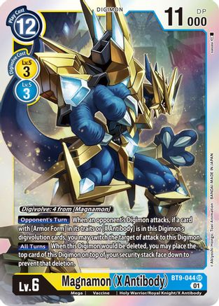 Magnamon (X Antibody) (BT9-044) - X Record Foil - Premium Digimon Single from Bandai - Just $2.67! Shop now at Game Crave Tournament Store