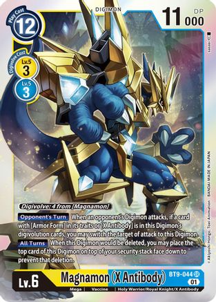 Magnamon (X Antibody) (BT9-044) - X Record Foil - Premium Digimon Single from Bandai - Just $0.78! Shop now at Game Crave Tournament Store