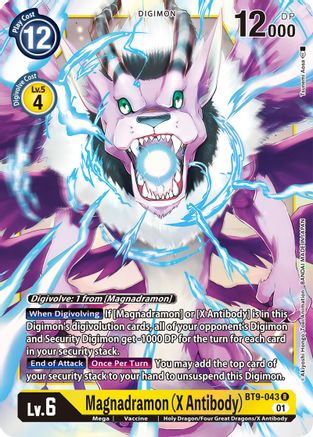 Magnadramon (X Antibody) (BT9-043) - X Record Foil - Premium Digimon Single from Bandai - Just $0.25! Shop now at Game Crave Tournament Store