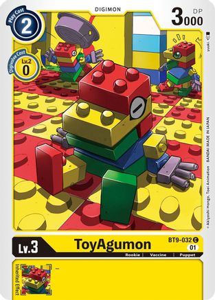 ToyAgumon (BT9-032) - X Record - Premium Digimon Single from Bandai - Just $0.25! Shop now at Game Crave Tournament Store