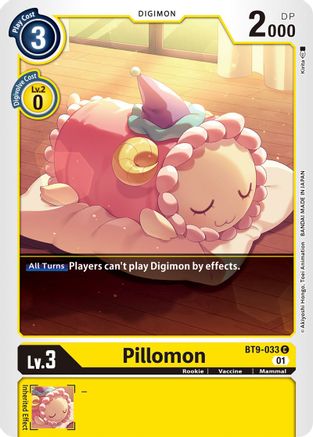 Pillomon (BT9-033) - X Record - Premium Digimon Single from Bandai - Just $0.25! Shop now at Game Crave Tournament Store