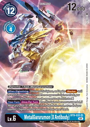 MetalGarurumon (X Antibody) (Alternate Art) (BT9-031) - X Record Foil - Premium Digimon Single from Bandai - Just $5.37! Shop now at Game Crave Tournament Store