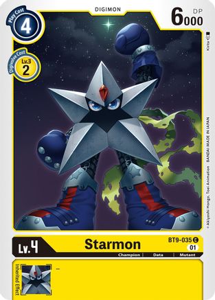 Starmon (BT9-035) - X Record - Premium Digimon Single from Bandai - Just $0.21! Shop now at Game Crave Tournament Store